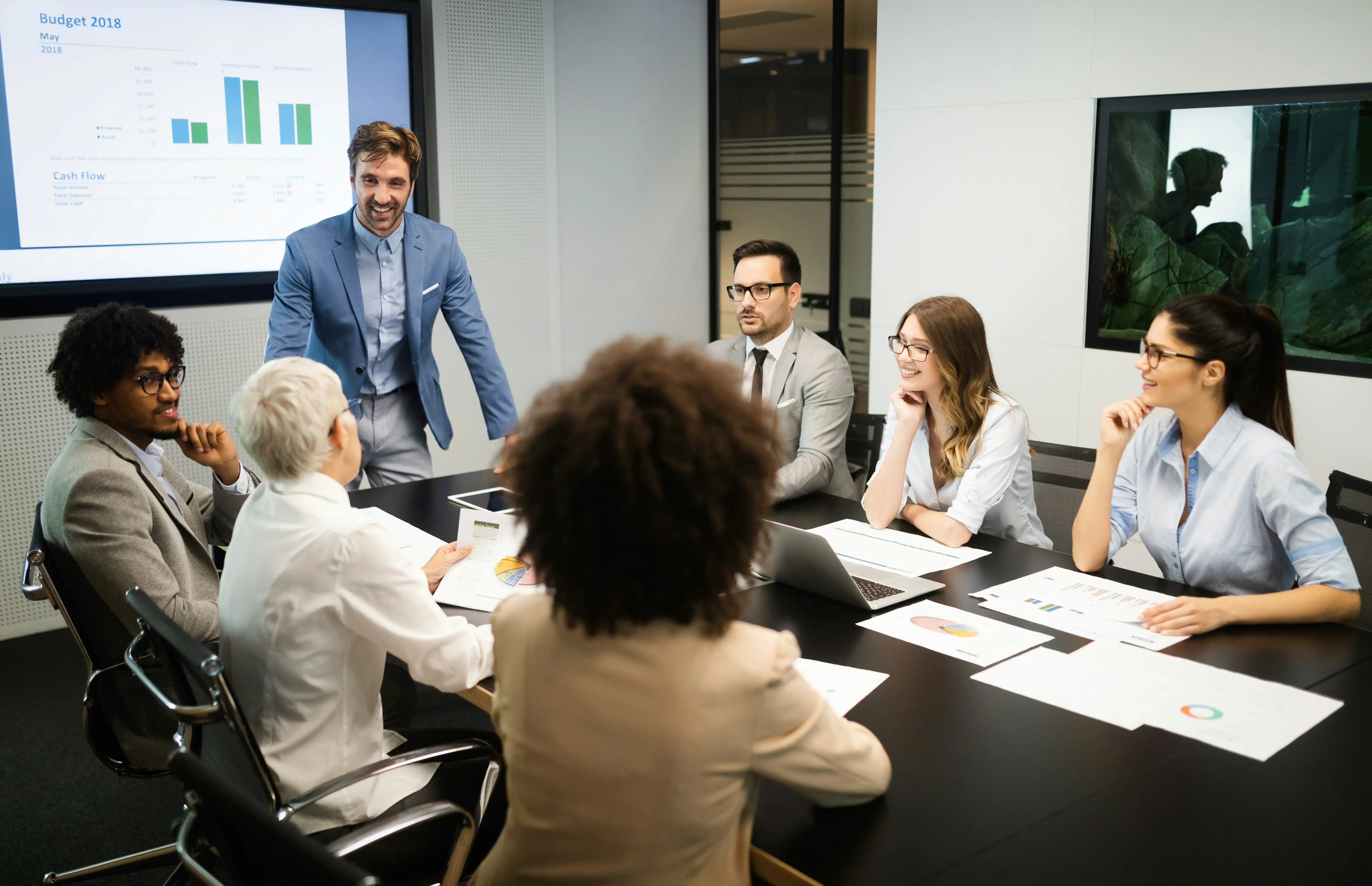 Strategiedialoge zwischen Top- und mittlerem Management 